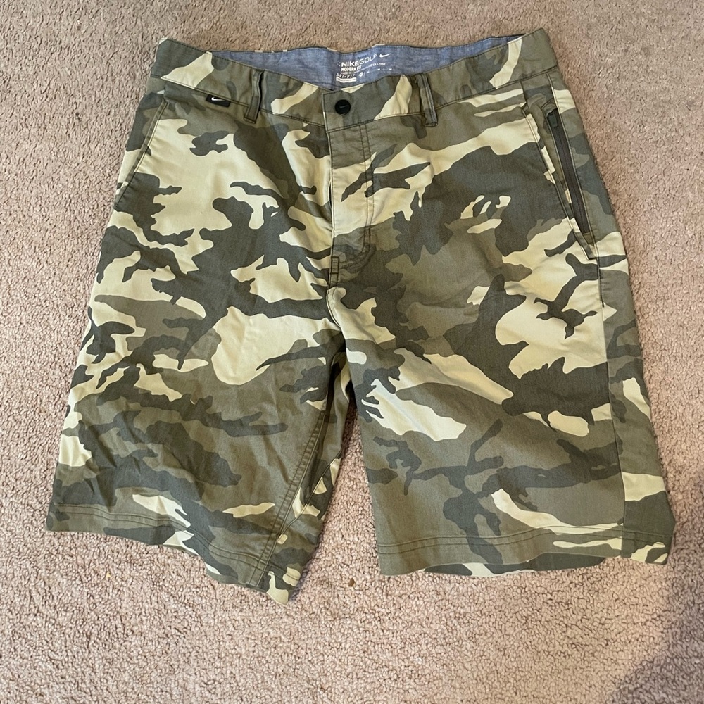 Nike Golf Camo Green Men's Shorts